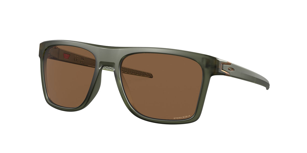 Oakley Leffingwell 0OO9100 910011 57 Matte Olive Ink / Prizm Bronze 57 / Polycarbonate / O_matter / Injected