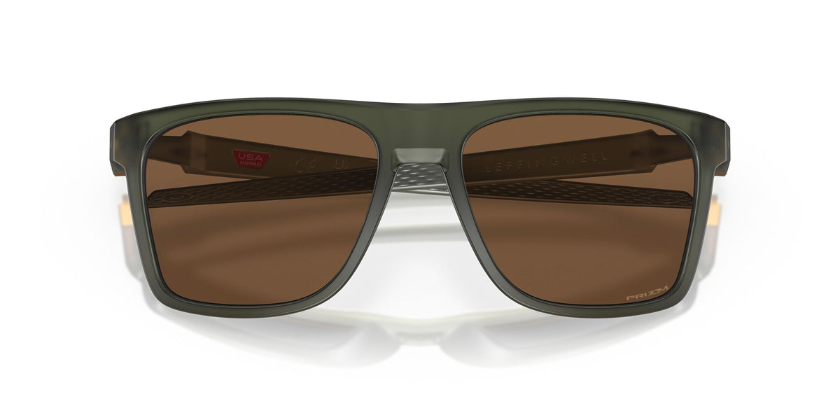 Oakley Leffingwell 0OO9100 910011 57 Matte Olive Ink / Prizm Bronze 57 / Polycarbonate / O_matter / Injected