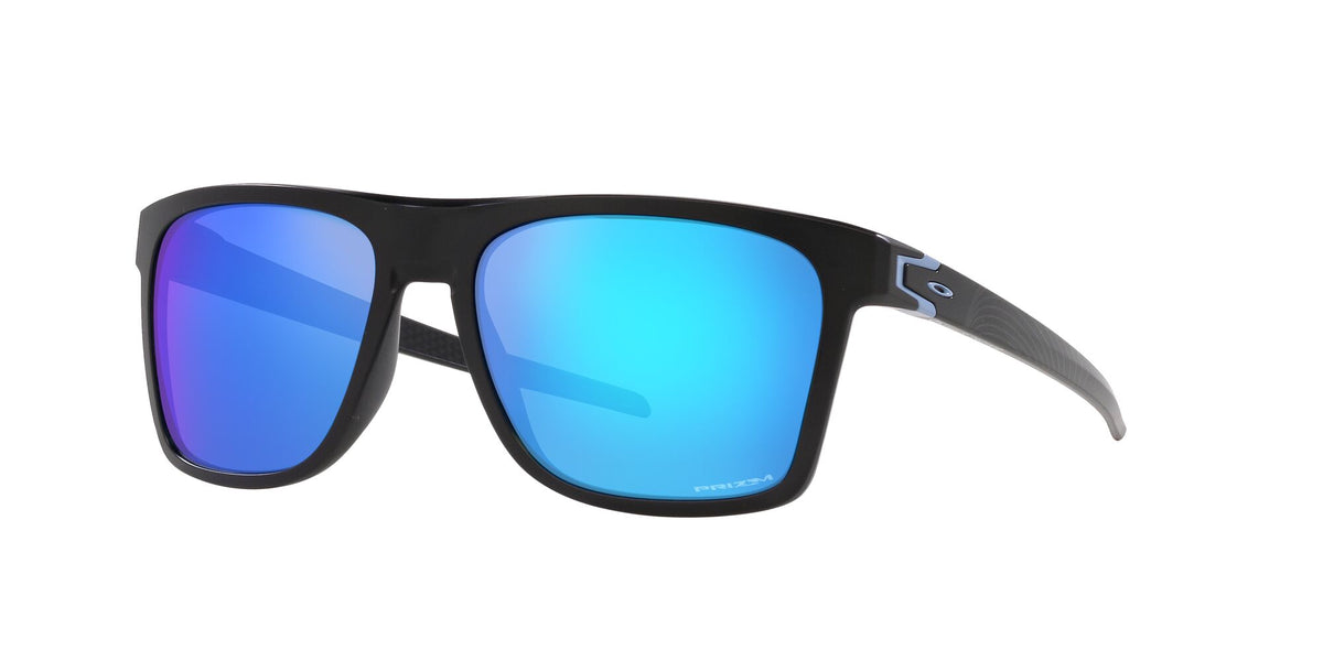 OO 9100 Oakley Leffingwell Matte Black / Prizm Sapphire 57 57 / Polycarbonate / O_matter / Injected