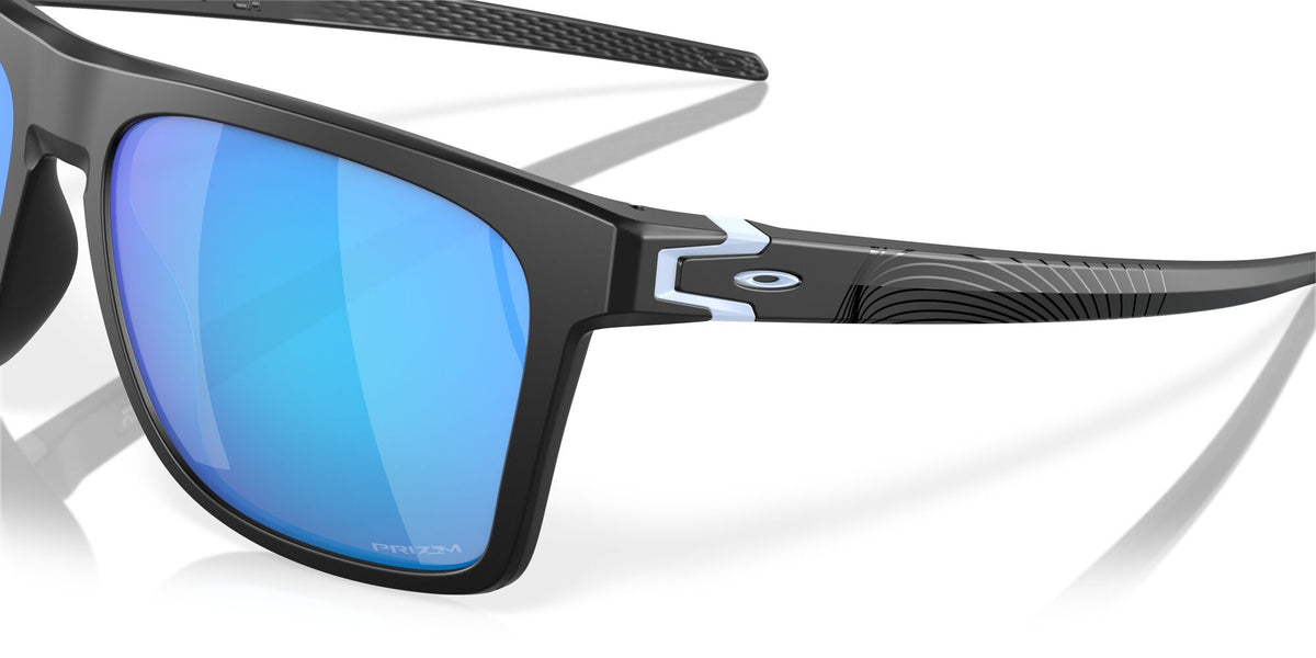 OO 9100 Oakley Leffingwell Matte Black / Prizm Sapphire 57 57 / Polycarbonate / O_matter / Injected