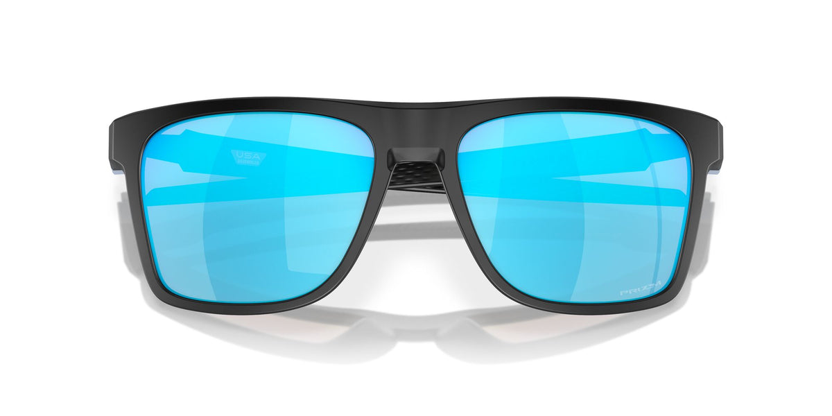 OO 9100 Oakley Leffingwell Matte Black / Prizm Sapphire 57 57 / Polycarbonate / O_matter / Injected