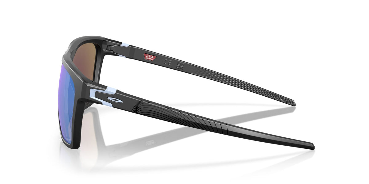 OO 9100 Oakley Leffingwell Matte Black / Prizm Sapphire 57 57 / Polycarbonate / O_matter / Injected
