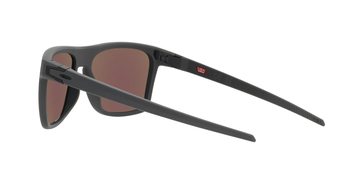 Oakley Leffingwell 0OO9100 910016 57 Matte Dark Grey / Prizm Sapphire 57 / Polycarbonate / O_matter / Injected