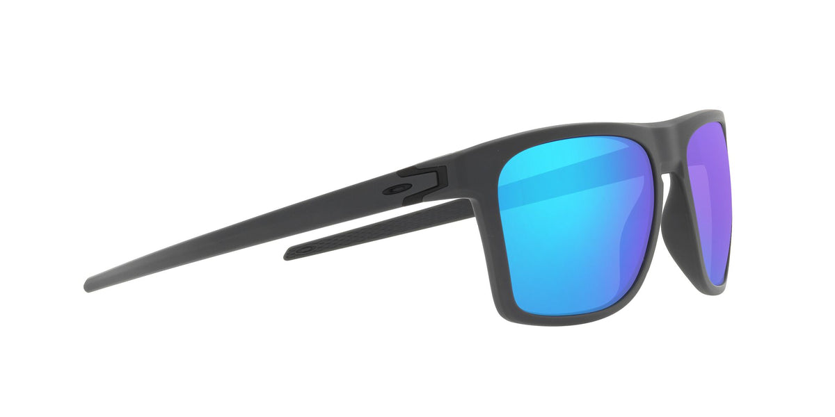 Oakley Leffingwell 0OO9100 910016 57 Matte Dark Grey / Prizm Sapphire 57 / Polycarbonate / O_matter / Injected