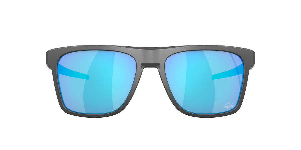 Oakley Leffingwell 0OO9100 910016 57 Matte Dark Grey / Prizm Sapphire 57 / Polycarbonate / O_matter / Injected