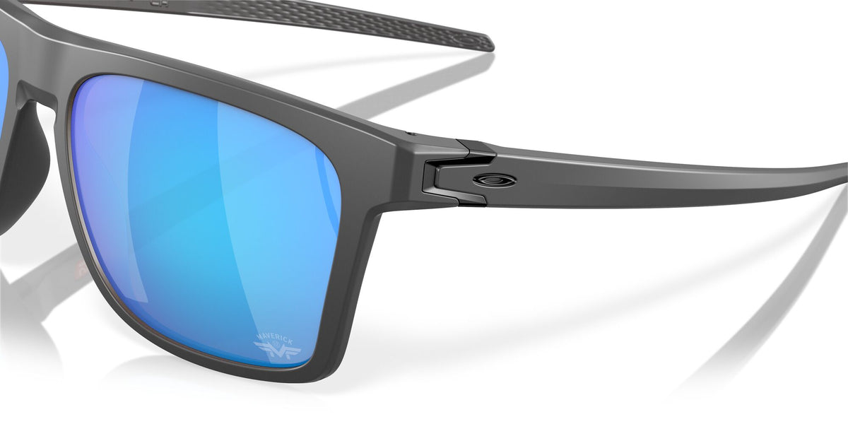 Oakley Leffingwell 0OO9100 910016 57 Matte Dark Grey / Prizm Sapphire 57 / Polycarbonate / O_matter / Injected