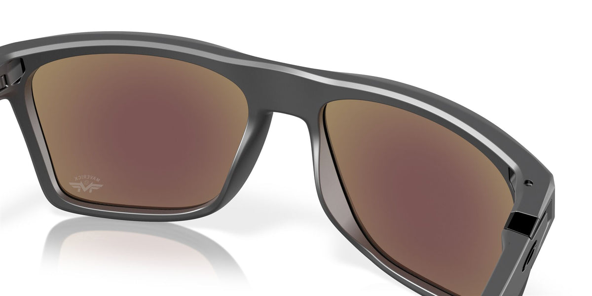 Oakley Leffingwell 0OO9100 910016 57 Matte Dark Grey / Prizm Sapphire 57 / Polycarbonate / O_matter / Injected