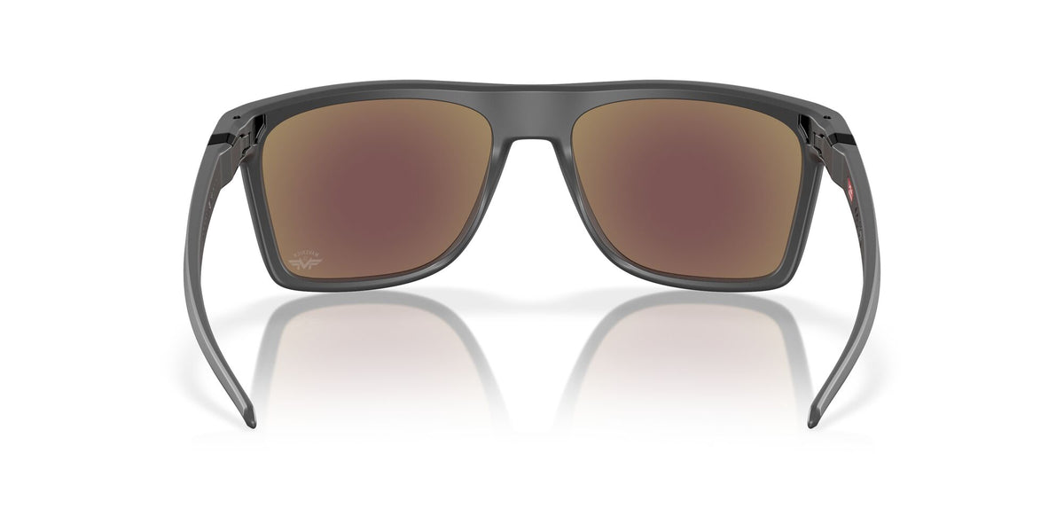 Oakley Leffingwell 0OO9100 910016 57 Matte Dark Grey / Prizm Sapphire 57 / Polycarbonate / O_matter / Injected