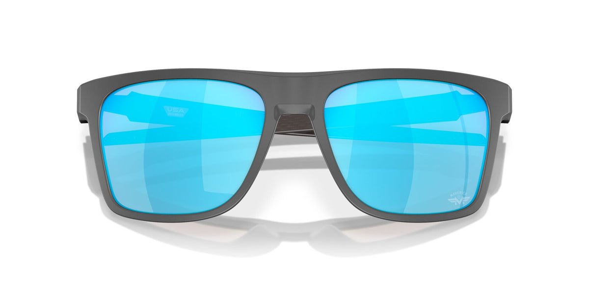 Oakley Leffingwell 0OO9100 910016 57 Matte Dark Grey / Prizm Sapphire 57 / Polycarbonate / O_matter / Injected