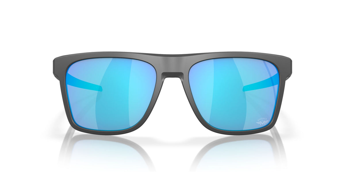 Oakley Leffingwell 0OO9100 910016 57 Matte Dark Grey / Prizm Sapphire 57 / Polycarbonate / O_matter / Injected