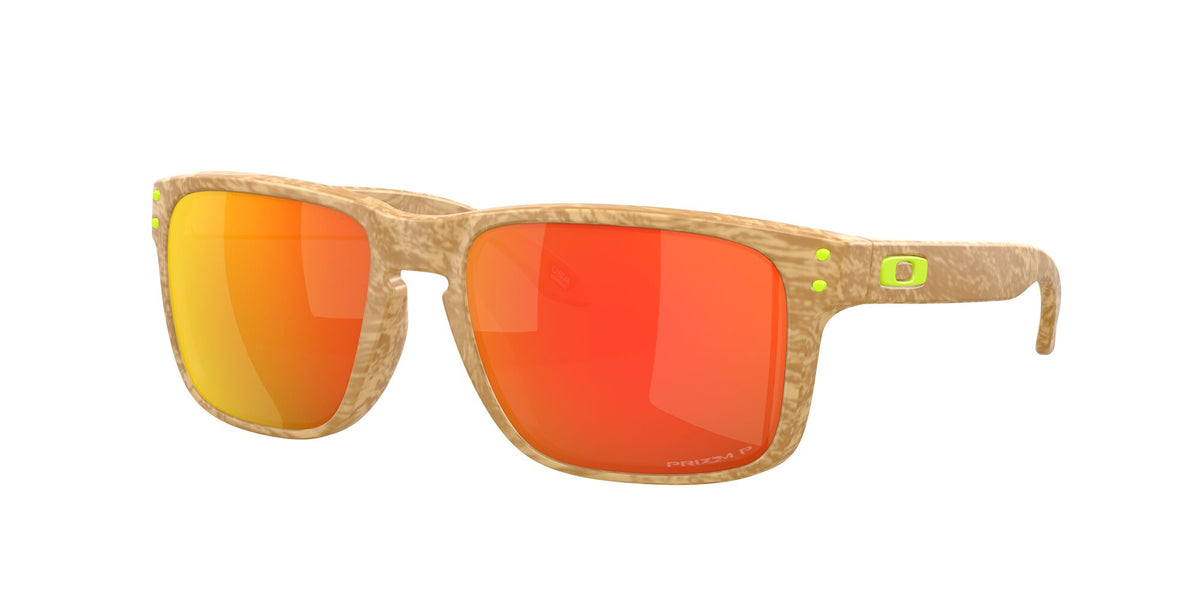 Oakley Holbrook 0OO9102 9102Y8 55 Matte Stone Desert Tan / Prizm Ruby Polarized