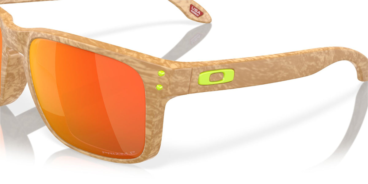 Oakley Holbrook 0OO9102 9102Y8 55 Matte Stone Desert Tan / Prizm Ruby Polarized