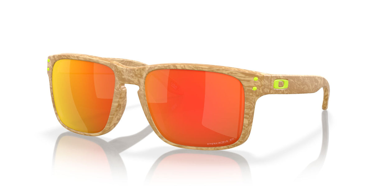 Oakley Holbrook 0OO9102 9102Y8 55 Matte Stone Desert Tan / Prizm Ruby Polarized