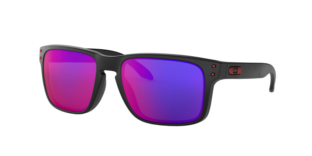 Oakley Holbrook 0OO9102 910236 55 Matte Black / + Red Iridium 55 / Plastic / Plastic