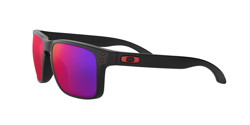 Oakley Holbrook 0OO9102 910236 55 Matte Black / + Red Iridium 55 / Plastic / Plastic