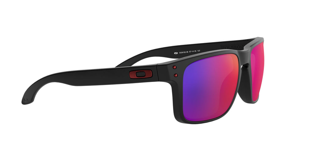 Oakley Holbrook 0OO9102 910236 55 Matte Black / + Red Iridium 55 / Plastic / Plastic