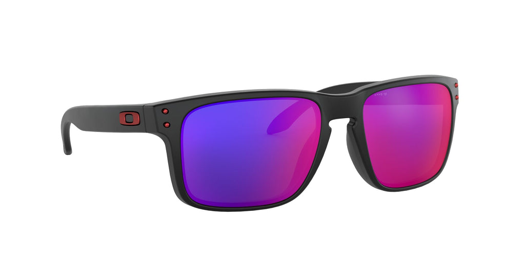 Oakley Holbrook 0OO9102 910236 55 Matte Black / + Red Iridium 55 / Plastic / Plastic