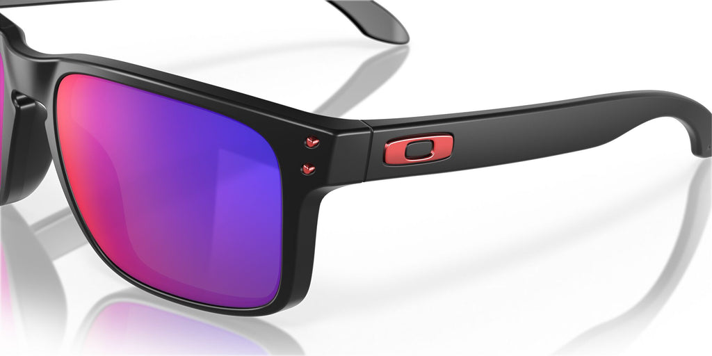 Oakley Holbrook 0OO9102 910236 55 Matte Black / + Red Iridium 55 / Plastic / Plastic