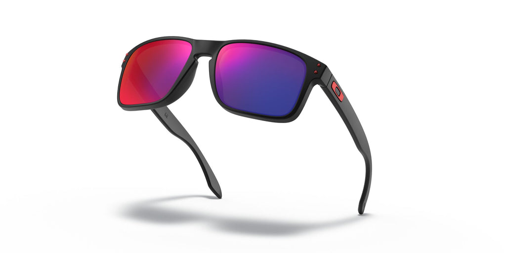 Oakley Holbrook 0OO9102 910236 55 Matte Black / + Red Iridium 55 / Plastic / Plastic