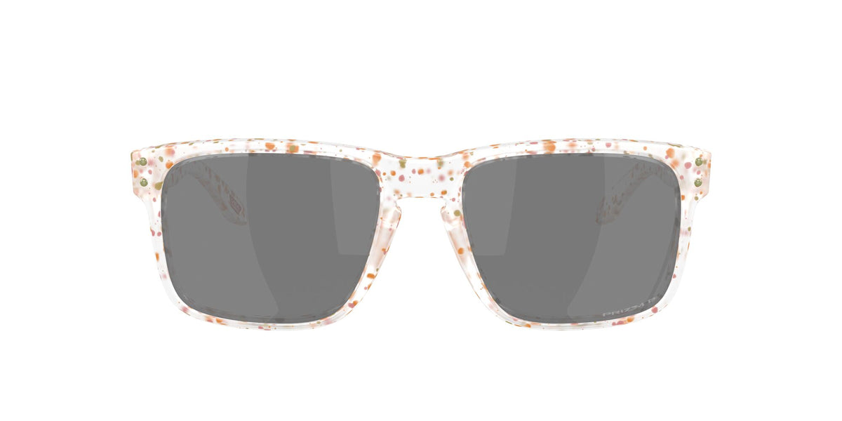 Oakley Holbrook OO9102 9102AG 55 Clear Terrazzo / Prizm Black Polarized