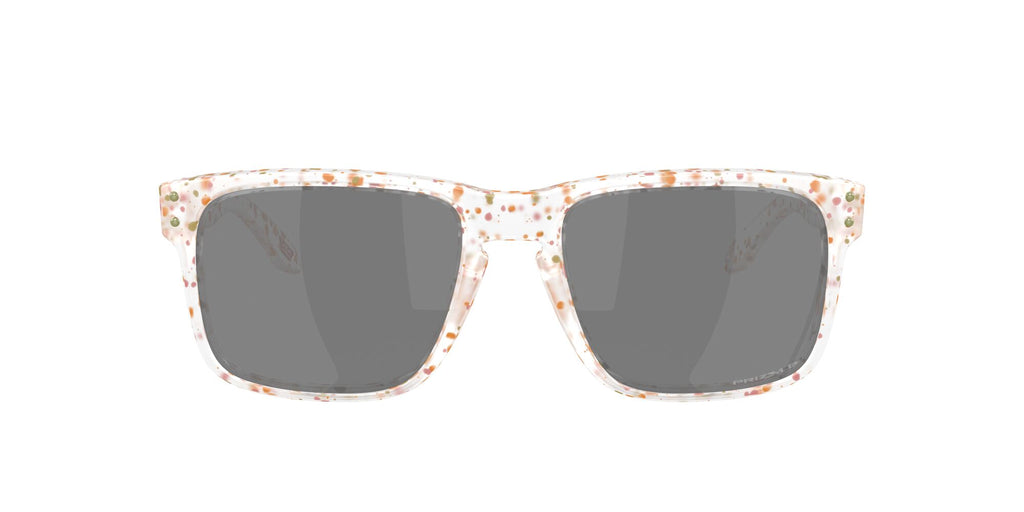 Oakley Holbrook OO9102 9102AG 55 Clear Terrazzo / Prizm Black Polarized