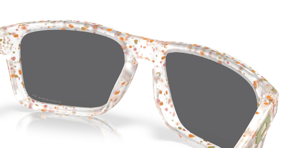 Oakley Holbrook OO9102 9102AG 55 Clear Terrazzo / Prizm Black Polarized