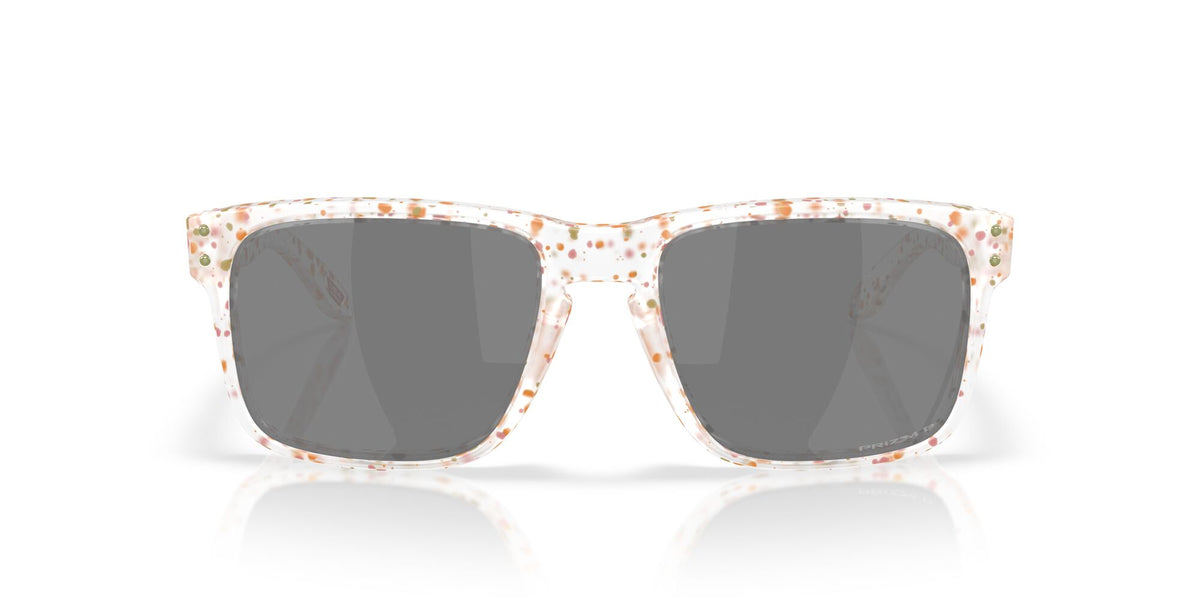 Oakley Holbrook OO9102 9102AG 55 Clear Terrazzo / Prizm Black Polarized