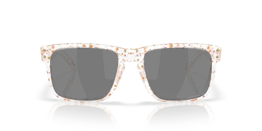 Oakley Holbrook OO9102 9102AG 55 Clear Terrazzo / Prizm Black Polarized