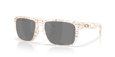 Oakley Holbrook OO9102 9102AG 55 Clear Terrazzo / Prizm Black Polarized