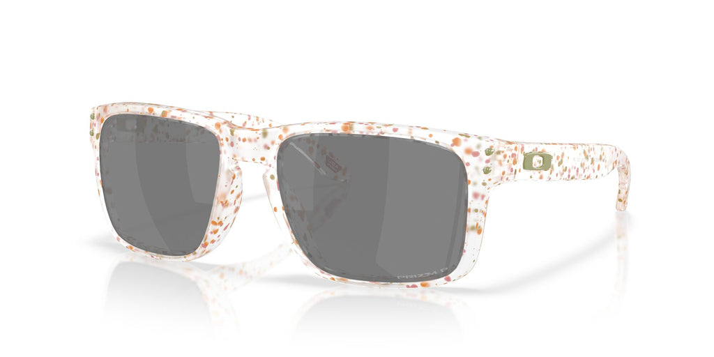 Oakley Holbrook OO9102 9102AG 55 Clear Terrazzo / Prizm Black Polarized