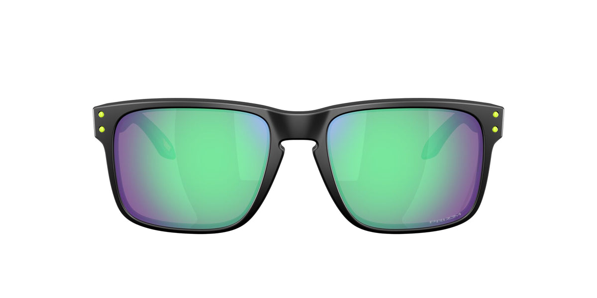 Oakley Holbrook OO9102 9102AI 55 Matte Black / Prizm Road Jade