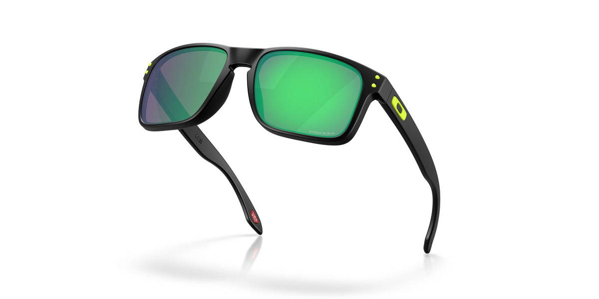 Oakley Holbrook OO9102 9102AI 55 Matte Black / Prizm Road Jade