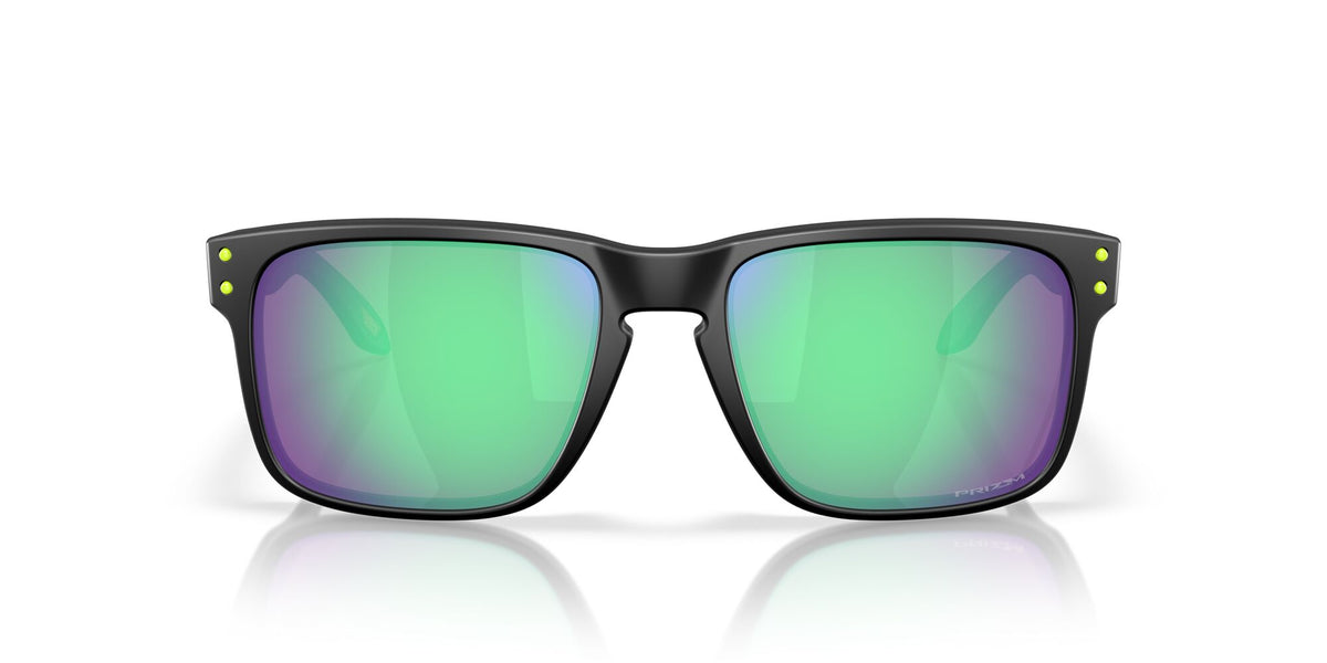 Oakley Holbrook OO9102 9102AI 55 Matte Black / Prizm Road Jade