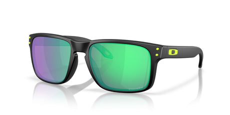 Oakley Holbrook OO9102 9102AI 55 Matte Black / Prizm Road Jade