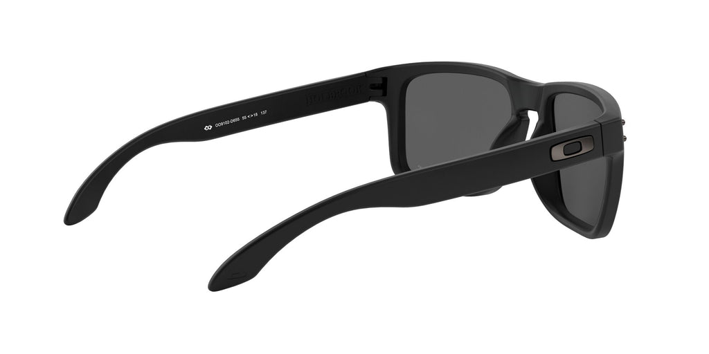 Oakley Holbrook 0OO9102 9102D6 55 Matte Black / Prizm Black Polarized 55 / Plastic / Plastic