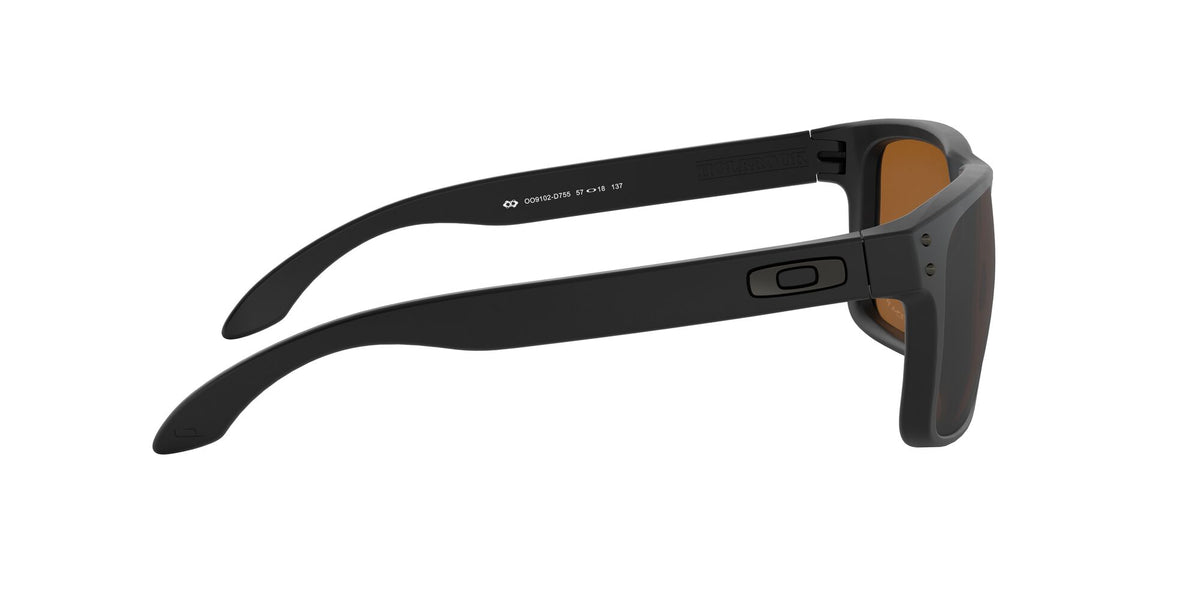 Oakley Holbrook 0OO9102 9102D7 55 Matte Black / Prizm Tungsten Polarized 55 / Plastic / Plastic