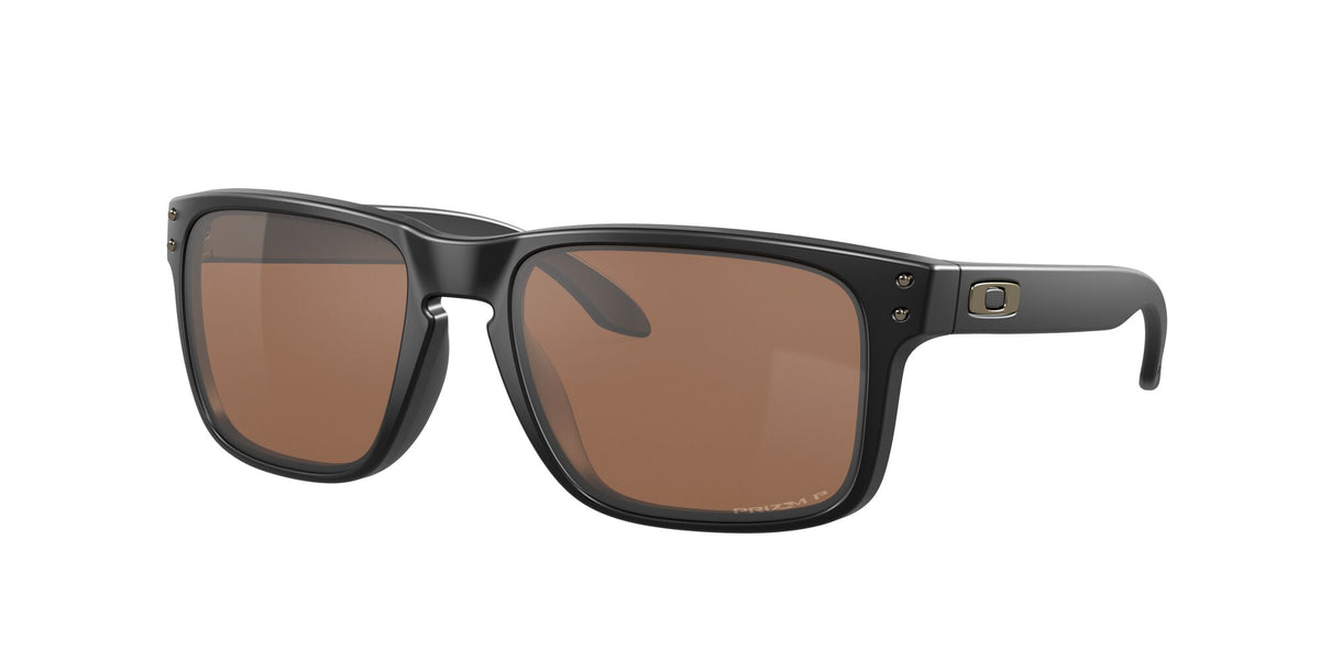 Oakley Holbrook 0OO9102 9102D7 55 Matte Black / Prizm Tungsten Polarized 55 / Plastic / Plastic