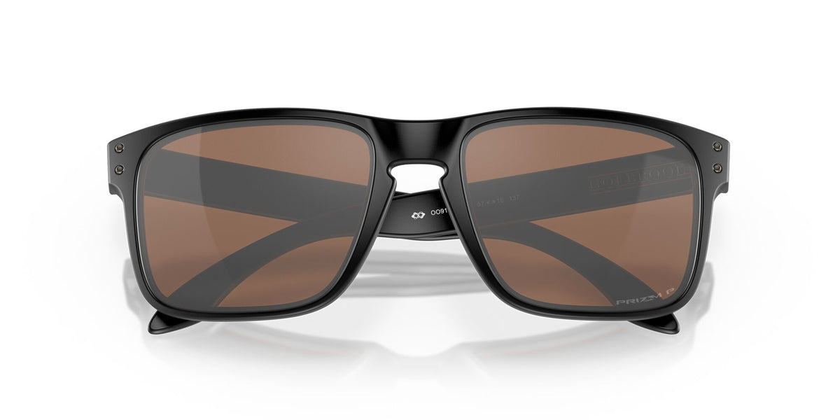 Oakley Holbrook 0OO9102 9102D7 55 Matte Black / Prizm Tungsten Polarized 55 / Plastic / Plastic