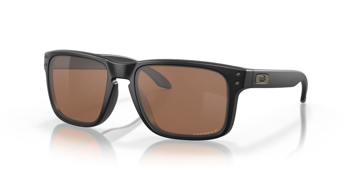 Oakley Holbrook 0OO9102 9102D7 55 Matte Black / Prizm Tungsten Polarized 55 / Plastic / Plastic