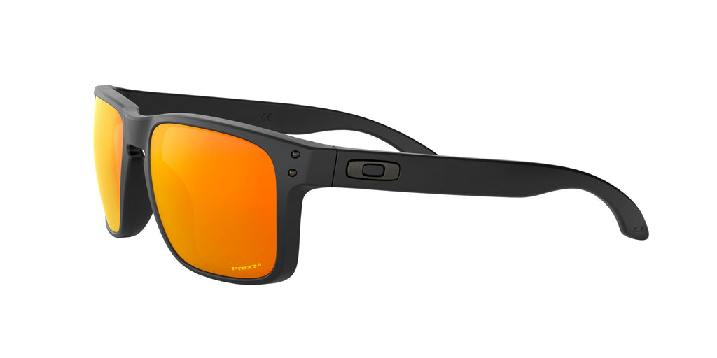 Oakley Holbrook 0OO9102 9102E2 55 Matte Black / Prizm Ruby 55 / Polycarbonate / O_matter / Injected