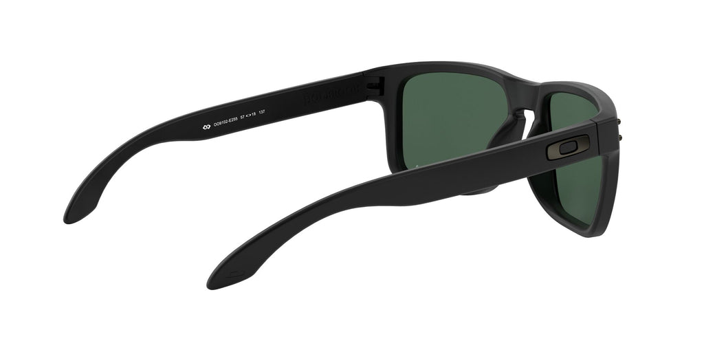 Oakley Holbrook 0OO9102 9102E2 55 Matte Black / Prizm Ruby 55 / Polycarbonate / O_matter / Injected