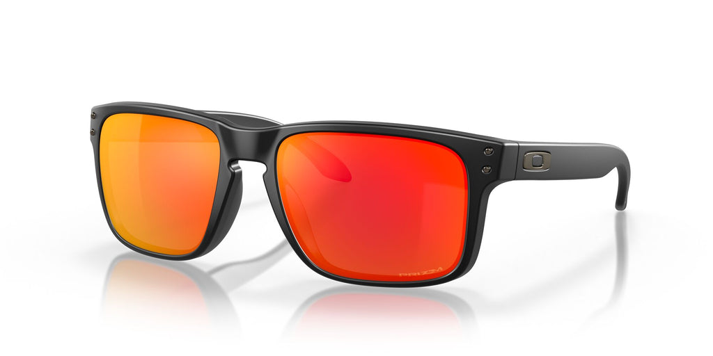 Oakley Holbrook 0OO9102 9102E2 55 Matte Black / Prizm Ruby 55 / Polycarbonate / O_matter / Injected