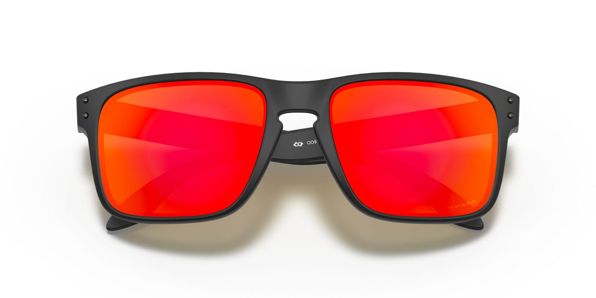 Oakley Holbrook 0OO9102 9102E2 55 Matte Black / Prizm Ruby 55 / Polycarbonate / O_matter / Injected