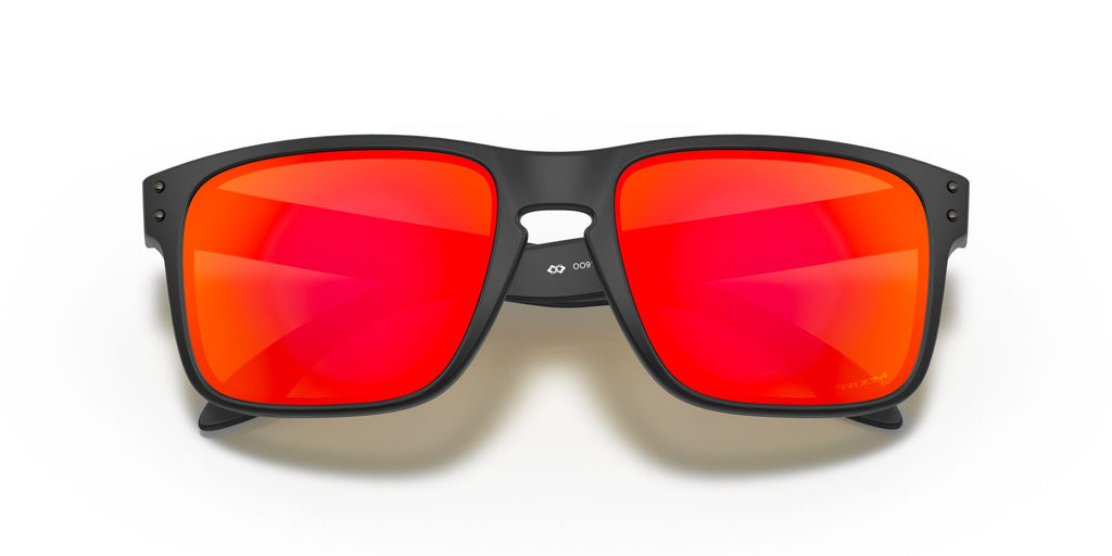 Oakley Holbrook 0OO9102 9102E2 55 Matte Black / Prizm Ruby 55 / Polycarbonate / O_matter / Injected