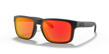 Oakley Holbrook 0OO9102 9102E2 55 Matte Black / Prizm Ruby 55 / Polycarbonate / O_matter / Injected