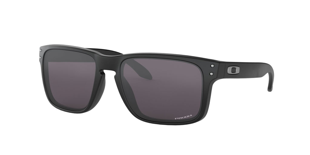 Oakley Holbrook 0OO9102 9102E8 55 Matte Black / Prizm Grey 55 / Polycarbonate / O_matter / Injected