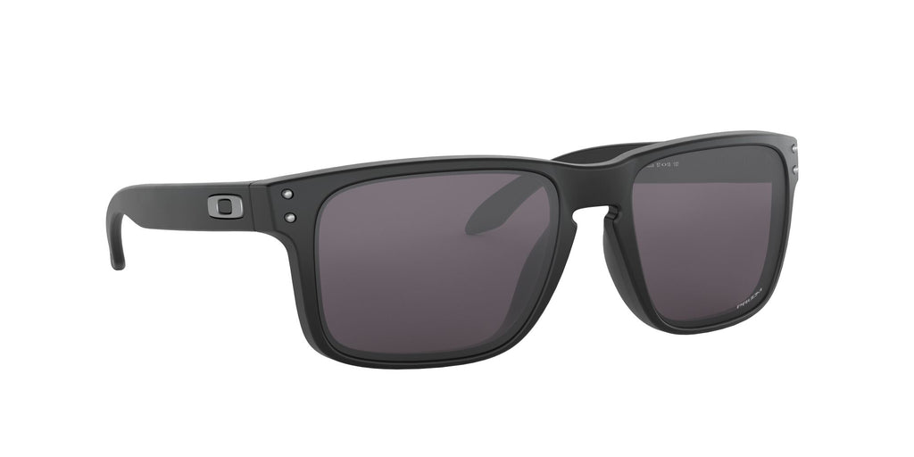 Oakley Holbrook 0OO9102 9102E8 55 Matte Black / Prizm Grey 55 / Polycarbonate / O_matter / Injected