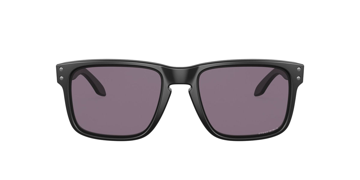 Oakley Holbrook 0OO9102 9102E8 55 Matte Black / Prizm Grey 55 / Polycarbonate / O_matter / Injected