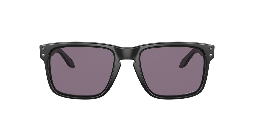 Oakley Holbrook 0OO9102 9102E8 55 Matte Black / Prizm Grey 55 / Polycarbonate / O_matter / Injected