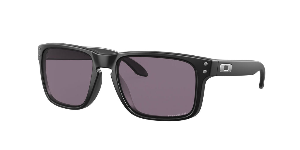 Oakley Holbrook 0OO9102 9102E8 55 Matte Black / Prizm Grey 55 / Polycarbonate / O_matter / Injected